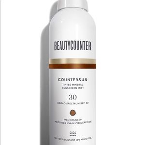 Beautycounter tinted mineral sunscreen mist